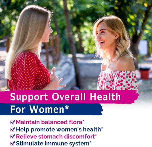Innate Vitality Women's Probiotics, 120 Billion CFU, 30 Veggie Capsules for Yeast Control and Digestive Support