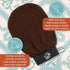 Natural Elephant Moroccan Black Soap 200g (7oz) with 2 Pack Exfoliating Hammam Glove Combo (Pure Black)
