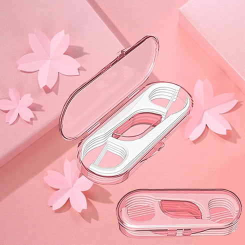 Flosser Dispenser Dental Floss Case, Travel Floss Professional Toothpicks with Travel Case for Teeth Cleaning