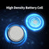 10 Count CR2450 Batteries, Long-lasting 3V Lithium Coin Cell Battery for Key Fobs, Flameless Candles, etc.