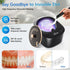 Ultrasonic Retainer Cleaner Machine - Raccomb 45kHz LED Light Ultrasonic Cleaner for Dentures, Aligner, Mouth Guard,