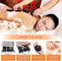 Primachen 9Pcs Set Hot Stones Massage Warmer Kit, Hot Stones Massage Portable Hot Stone with Heater, Hot Rocks Basalt