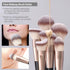 MAANGE Makeup Brushes, 18 Pcs Professional Brush Set, Premium Synthetic Face Kabuki Brush Kit for Foundation and