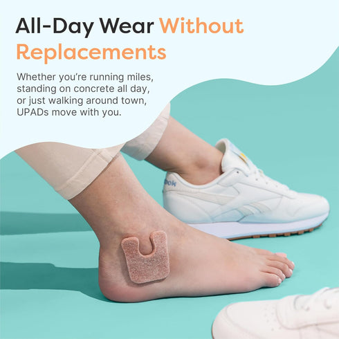 Pack 24 1/8 ZenToes U-Shaped Felt Callus Pads | Protect Calluses from Rubbing on Shoes | Reduce Foot and Heel Pain |