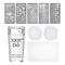 Nail Art Stamper - Clear Silicone Nails Stamping Jelly with Scraper, Transparent DIY Manicure Nail Art Tool