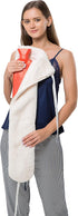 Peterpan Long Rubber Hot Water Bottle with Cover, BPA & Phthalates Free, Holds 90 Fl Oz, White