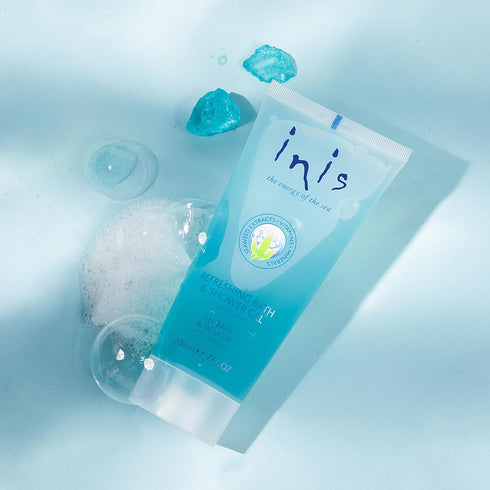 Inis the Energy of the Sea Refreshing Bath and Shower Gel, 7 Fluid Ounce, Sulfate Free
