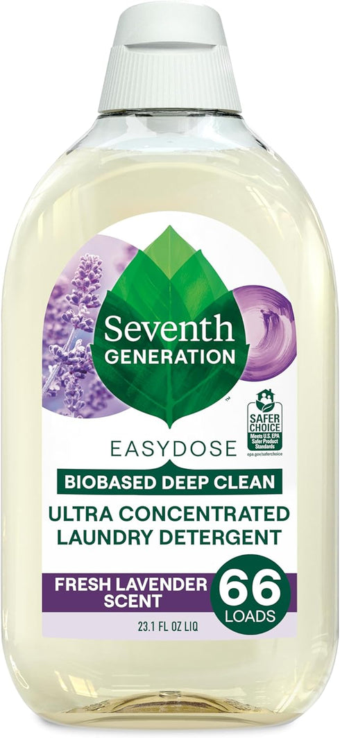 Seventh Generation EasyDose Laundry Detergent - Fresh Lavender, Ultra Concentrated, 23 oz