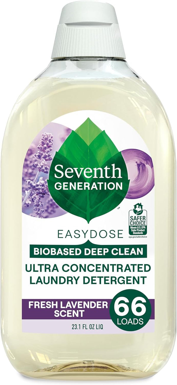 Seventh Generation EasyDose Laundry Detergent - Fresh Lavender, Ultra Concentrated, 23 oz