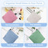 Teircno 2 PCS Corduroy Period Bag for women, Cute Sanitary Napkin Storage Bag Portable Period Pouch with Zipper