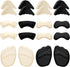 Geyoga 12 Pairs Heel Grips Liner Cushions Inserts for Loose Shoes, Metatarsal Pads and Adjustable Toe Filler Inserts