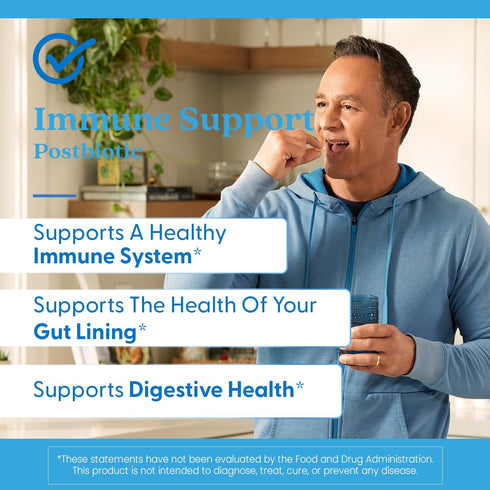 Doctors Best Immune Support Postbiotic, Vegan, Non-GMO, Gluten Free, 60 Veggie Caps, Supports Immune Function
