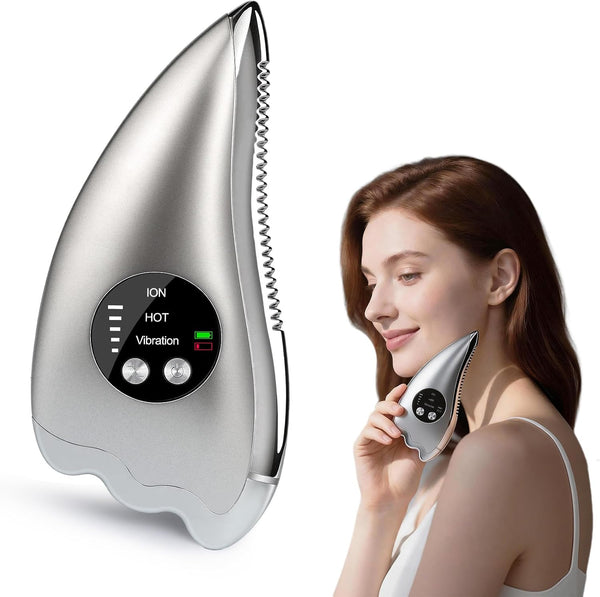 NANSIKE Electric Scraping Plate Gua Sha Massage Tool with Heat Vibration and Microcurrent