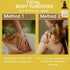 VedoAID (3pc) Ginger Massage Oil for Lymphatic Drainage, Sore Muscle Relief, and Massage Therapy, Ginger Oil