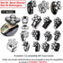 Universal 6 Blades Replacement Heads - 5 Blades Head Shaver Replacement Blades for Mainstream Shaver Brands