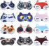 EBaokuup 12 Pack Animal Sleep Eye Mask, Soft Funny Blindfolds for Kids Girls Men Women Plane Travel Nap