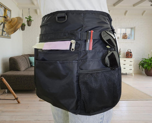 Waterproof Cleaning Apron with 8 Pockets, Durable Housekeeping Uniform Supplies for Work