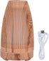 Locadence 100 200ml 7 to Aromatherapy Essential Oil Diffuser, USB Rechargeable LED Colors Wood Grain Humidifier