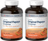 American Health Original Papaya Enzyme, 600 Chewable Tablets, Pack of 2, Non-GMO, Vegan, 400 Total Servings