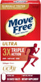 Move Free Ultra Triple Action Joint Support Supplement - Type II Collagen & Hyaluronic Acid, 30 Tablets