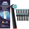 16 Pcs Replacement Toothbrush Heads Compatible with Braun Oral B Pro 1000/7000/9600/5000/3000, Black