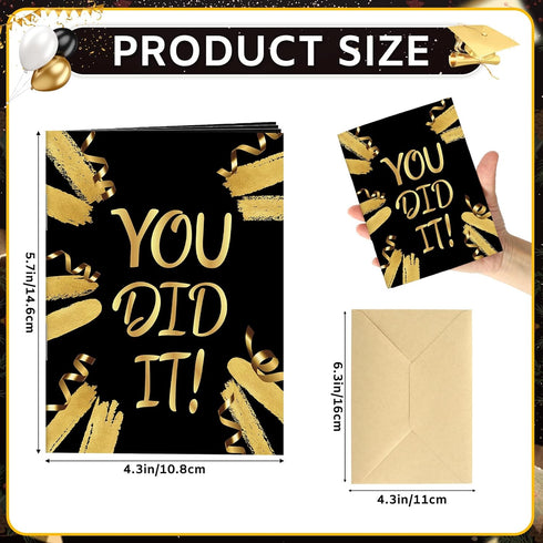 Sereliy 4 Sets 2026, Graduation Gift Card Book, Congrats Grad Money Holder Cards with Envelopes, Graduation Gift Card