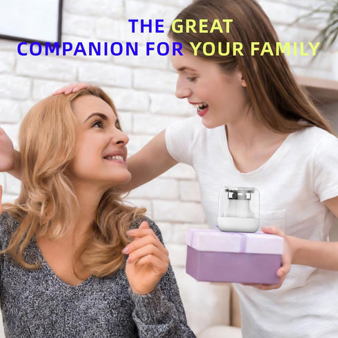 PYJCLYRA 15 Portable Mini White Noise Machine with Soothing Sounds Color Lights Sleep Timer Memory Function and Child