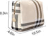 Large Makeup Bag for Purse, Luxury Women Cosmetic Bags Designer Toiletry Travel Organizer (Beige)