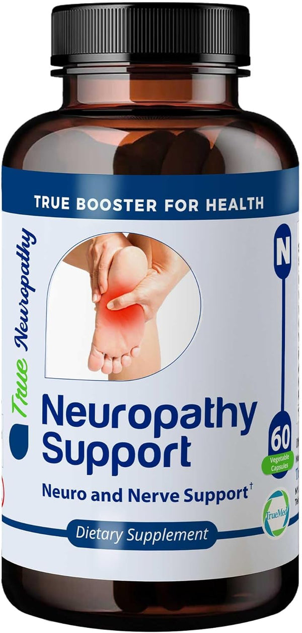 High-Potency Neuropathy Support Supplement with Acetyl-L-Carnitine, 60 Vegetable Capsules
