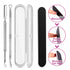 Premium Nail Care Kit - Cuticle Pusher, Gel Polish Remover, Nail Files, Stainless Steel Tools for Fingernails, Toenails