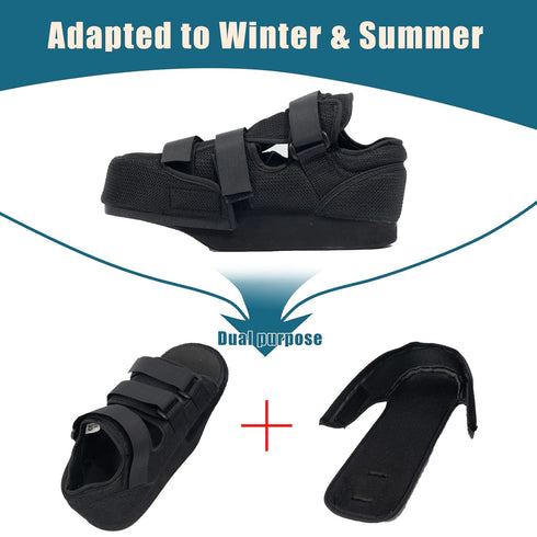 Hammertoe GHORTHOUD Forefoot Off-Loading Post Op Shoe Closed Toe Medical Walking Boot for Broken Toe Orthopedic Foot