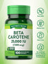 Beta Carotene 25000 IU Softgels, 100 Count Vitamin A Supplement, Non-GMO, Gluten Free by Nature's Truth