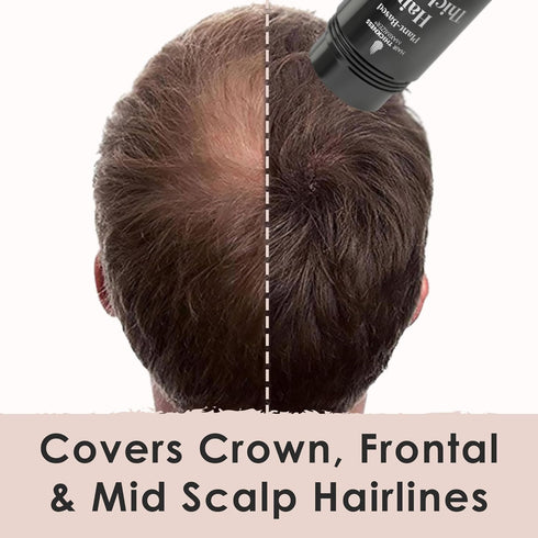 Plant-Based Powder for Thinning Hair - Instant Hair Filler, Building Fibers for Women & Men, Easy Wash Off