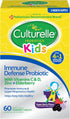 Culturelle Immune Defense Probiotic - 60 Count Mixed Berry Chewables with Vitamin C, D, Zinc + Elderberry for Kids