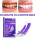 YLbufllay 2PC 14 28 30 Purple Whitening Strips, Teeth Whitening Strips Strips Treatments, for Sensitive Teeth, Enamel