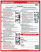Safety Magnets by ZOCO, Infant and Child CPR & Choking Magnet, Laminated Emergency Numbers Fridge Card