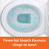 Amazon Basics Toilet Bowl Cleaner Cling Action Formula with Bleach, Fresh Scent, 24 Fl Oz, 2 Pack
