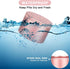 Pink Metal Pill Box Daily, Single Waterproof Travel Container for Purse, Cute Pill Holder Organizer, Big Size