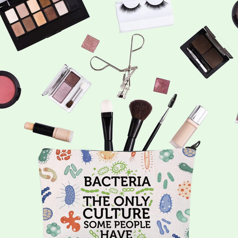 FOTAP Biology Teacher Gift - Microbiologist Survival Kit, Med School Gift, Germaphobe Makeup Bag