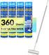Large Lint Roller - 9.45 in Giant Roller with 360 Sheets, Telescopic Pole for Easy Cleaning of Floors and Clothing