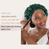 YANIBEST Adjustable Satin Bonnet Silk Bonnet for Sleeping, Hair Bonnets for Women Curly Natural Hair