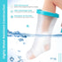 100% Waterproof Adult Cast Covers for Shower Leg, Reusable 28" Long, Easy to Wear, Post Surgery