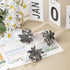 ISKYBOB Set of 3 Vintage Metal Jaw Clips, Rhinestone Hair Claw Clip Accessories for Women