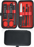 Professional Manicure Pedicure Set, 9 in 1 Stainless Steel Nail Clipper Tools with Portable Packaging Case