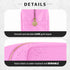 Makeup Bags for Women, Large Nylon Makeup Bag, Preppy Pouch for Travel Toiletries, Nylon Makeup Bag