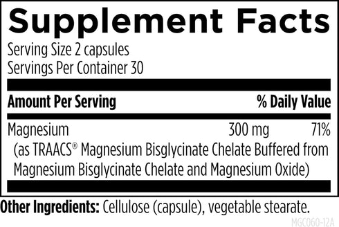 Immune (60 Designs for Health Magnesium Glycinate Complex - Chelated Magnesium Bisglycinate + High Absorption Magnesium