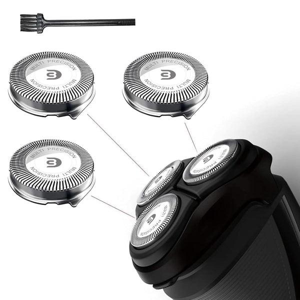 Replacement Heads for Norelco 3000, Compatible with Philips Norelco Shaver 2500 and 3500