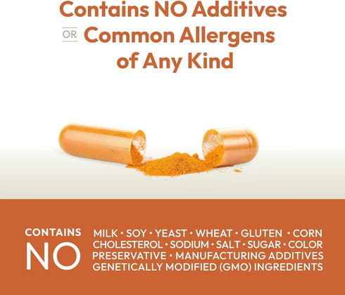 ANDREW LESSMAN Turmeric 400-60 Capsules, 95% Curcuminoids for Optimum Benefits and Greater Absorption