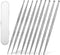 Heclia Facial Reflexology Massage Tool Stainless Steel Acupuncture Pen Ear Acupressure and Body