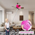 Ceiling Fan Cleaner Duster with 60 Inch Extension Pole - Dusters for High Ceiling Fan Blades & Cobweb Removal Kit